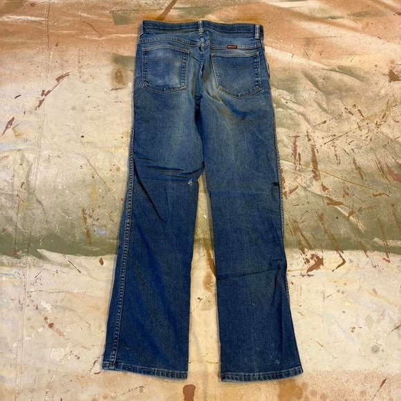 Vintage 1980s Beautifully faded Wrangler Jeans Measure 30x29 - Picture 4 of 6